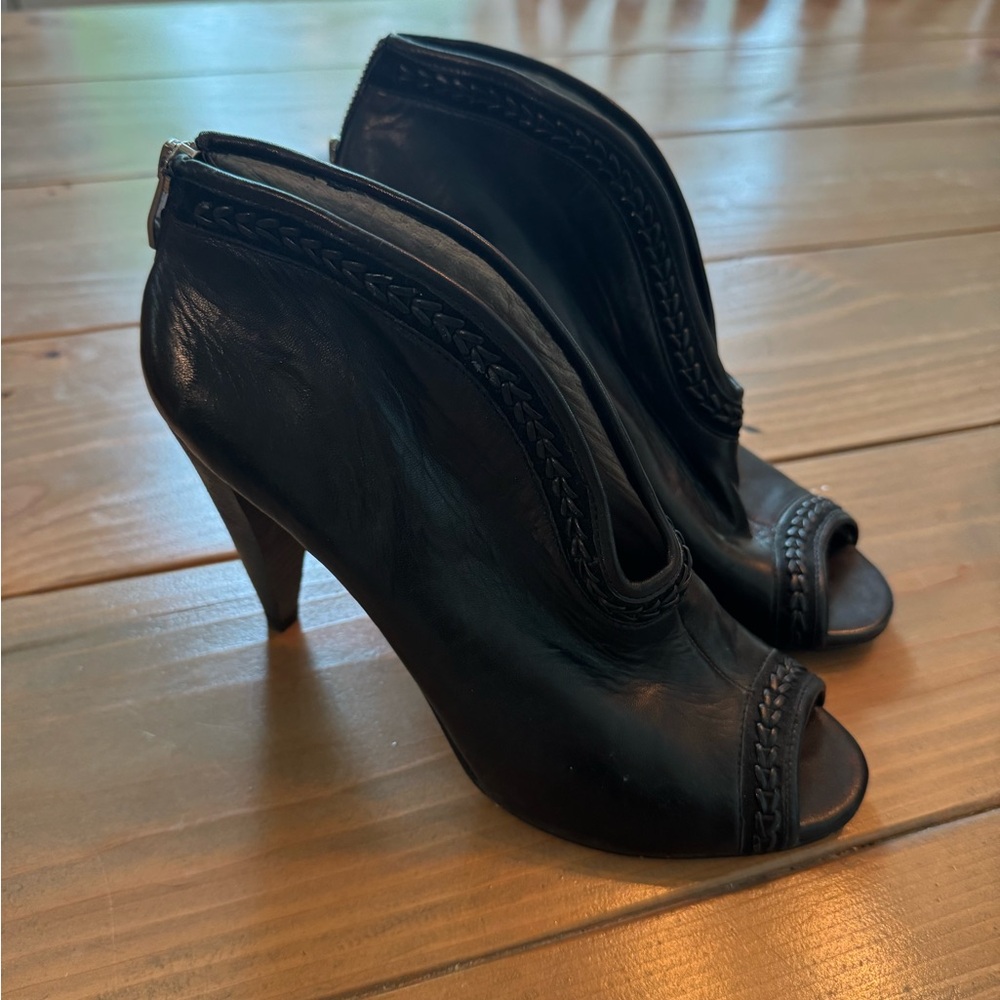 Vince Camuto Asta Bootie Black Stiletto Heels